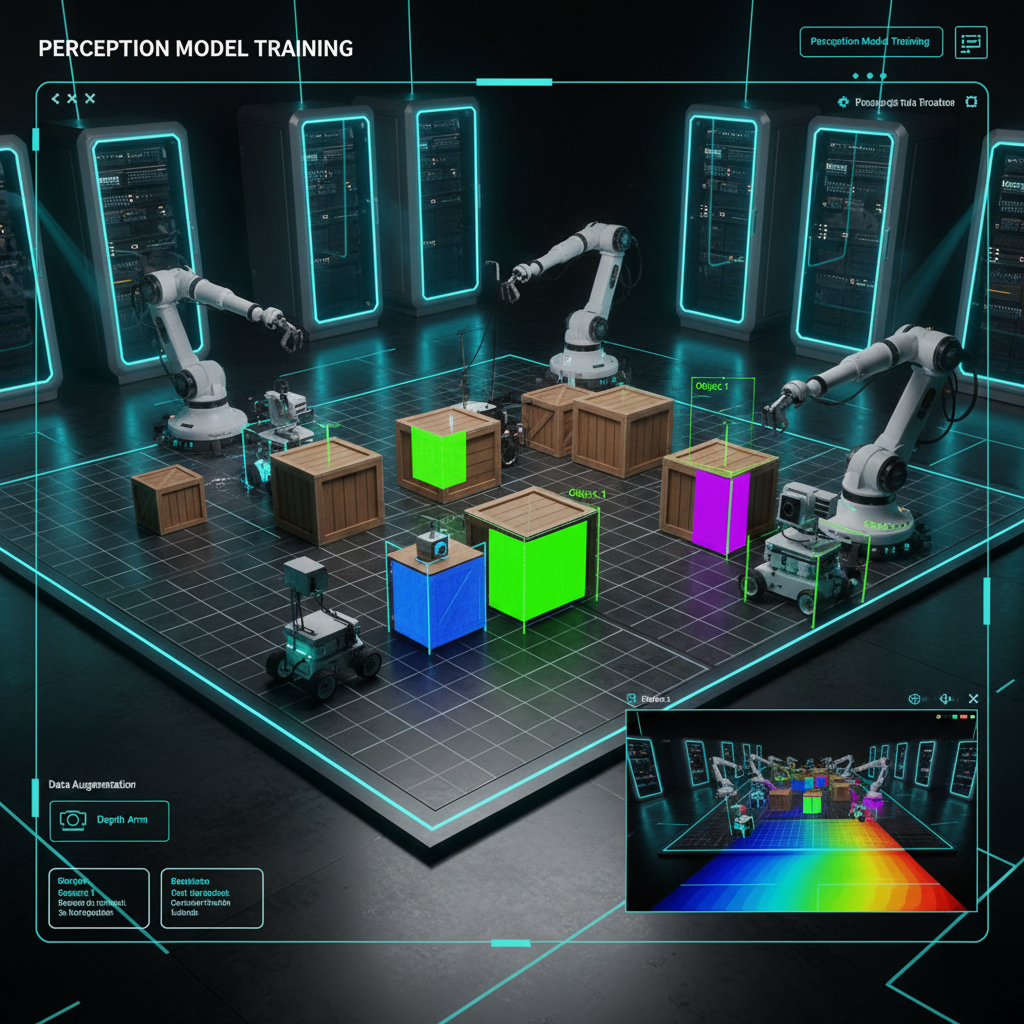 Perception and vision training workflow